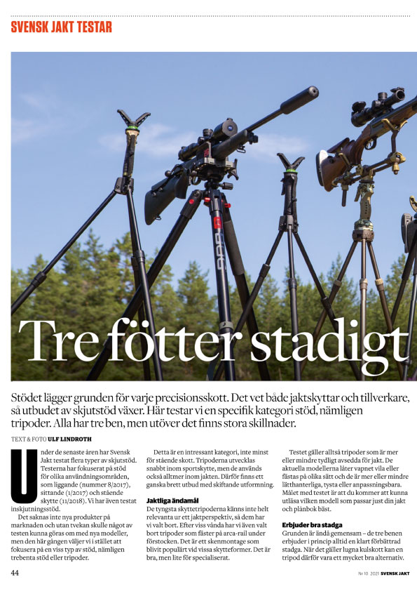Test tripod svensk jakt