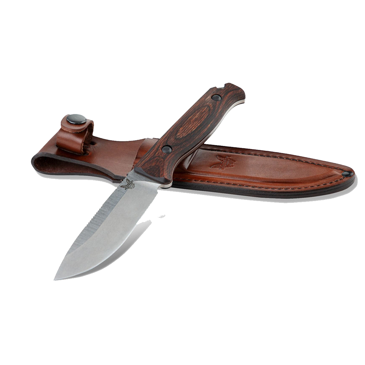 Benchmade 15002 Saddle Mountain Skinner w Wood Handle
