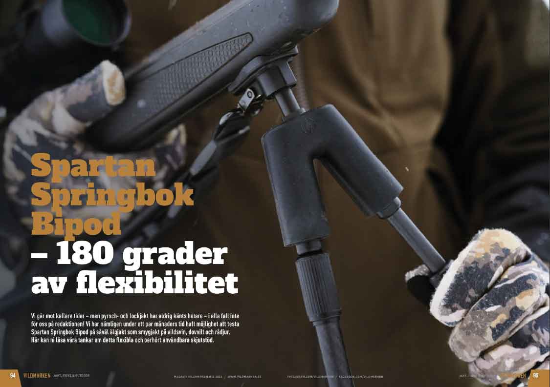 Test spartan springbok bipod